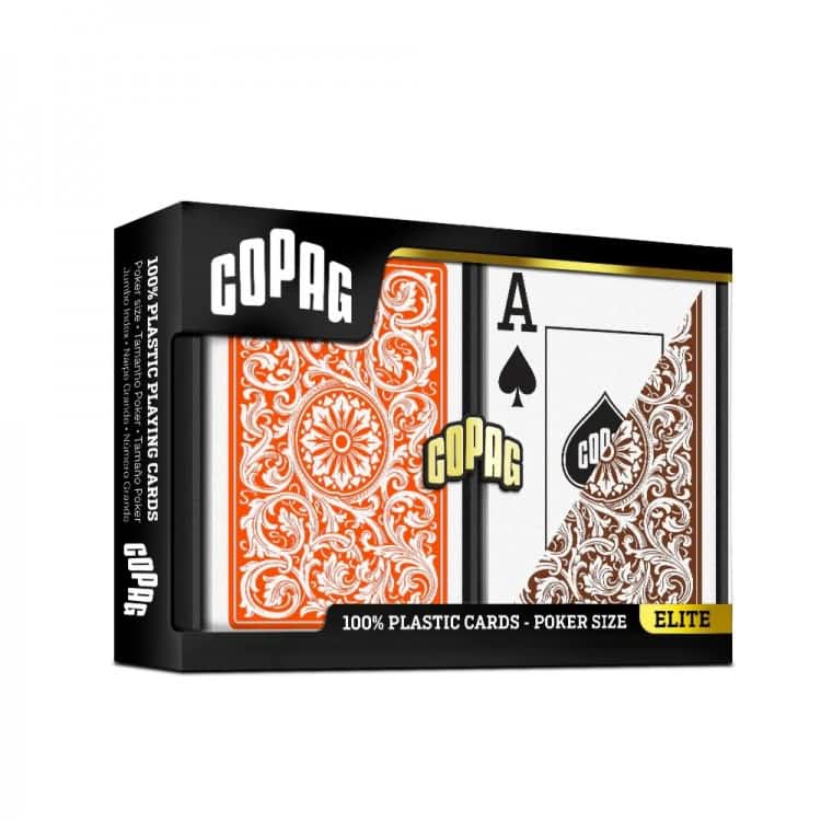 Waterproof PVC Copag 1546 Elite Poker Size Jumbo Index Playing Card