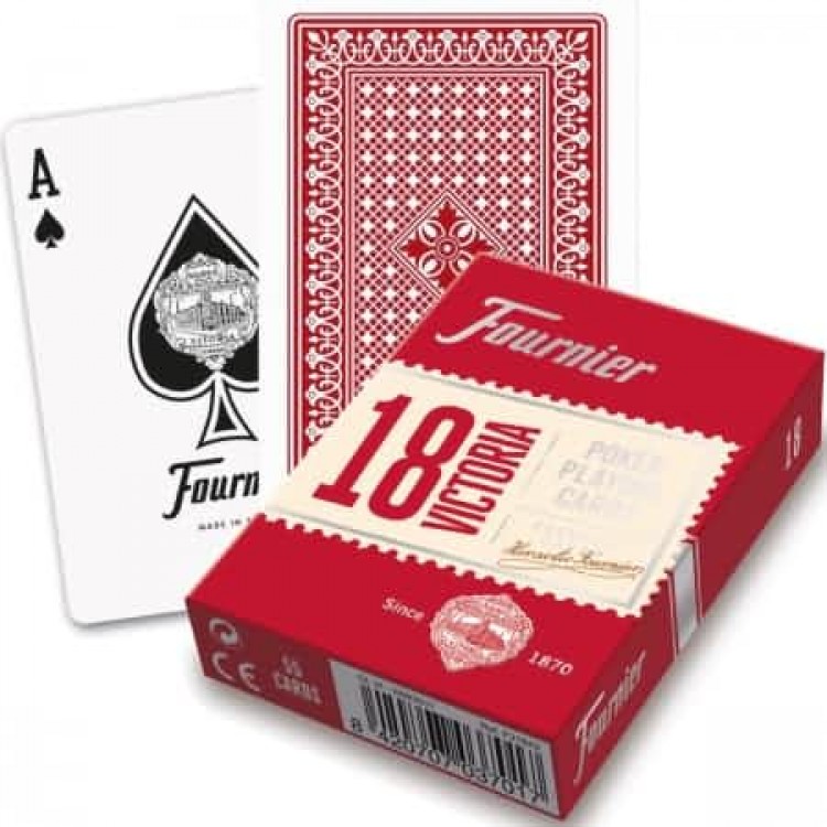  Playing Card Poker Game Deck Fournier 18 Plastic Magic Waterproof Deck